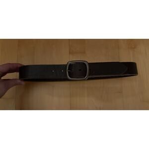 Gustin Dark Brown Leather Belt 32
